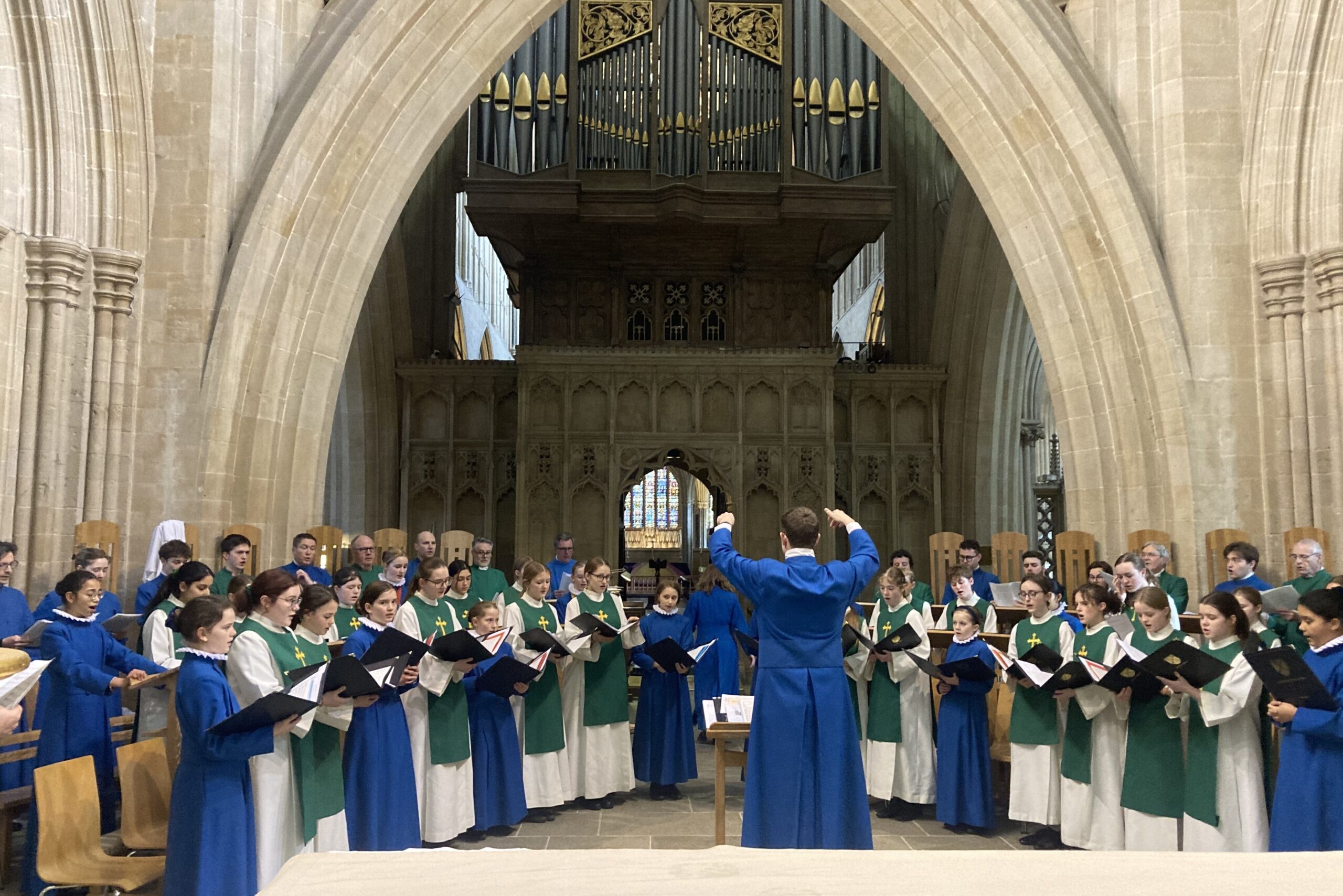 Evensong at Wells Cathedral